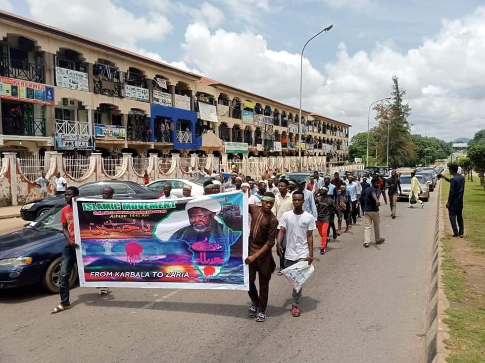  free zakzaky protest in Abuja on thurs 19 sept 2019